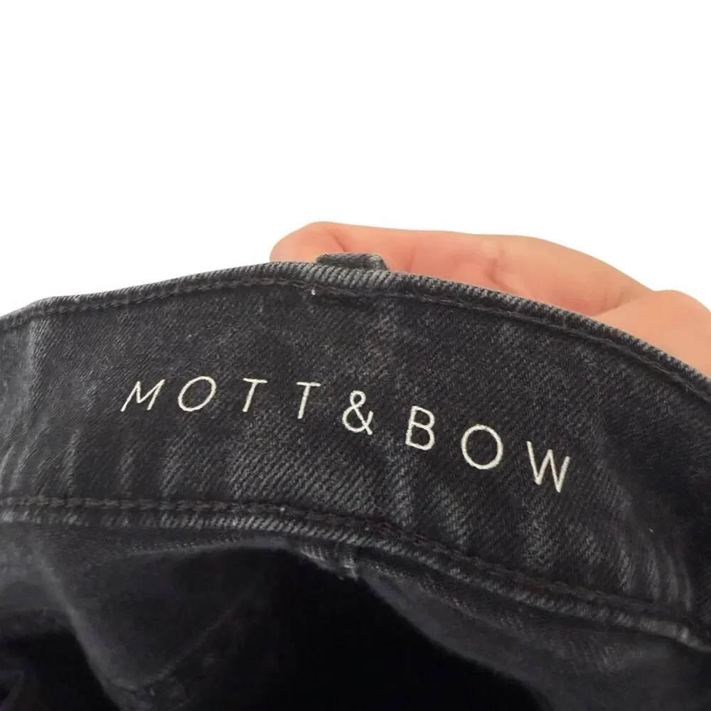 Mott & Bow Black Boyfriend Jeans Sz 29x30